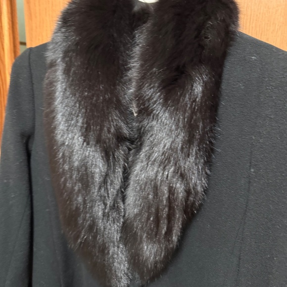 Marvin Richards wool and fur long coat - Picture 3 of 6